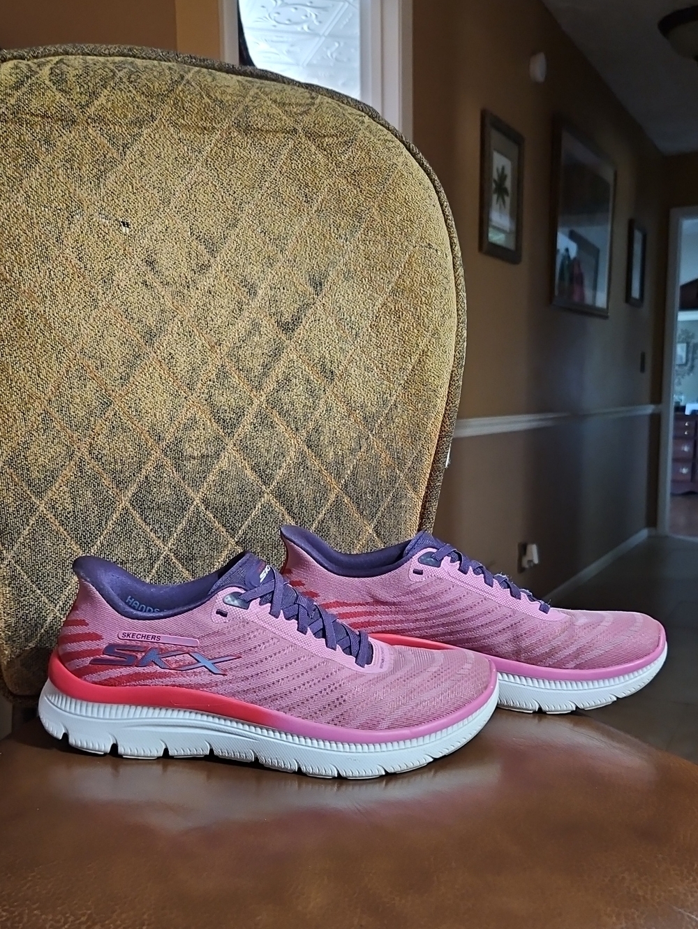 Skechers Slip-Ins SKX Summits Plus Hands Free Slip On Sneakers Walking Shoes
